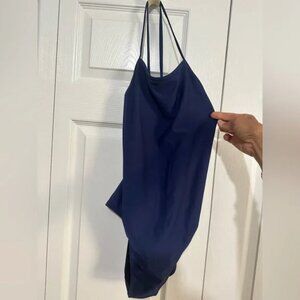 Jolyn Onsie Belle - size 34 - Navy. RARE FIND - no longer in production